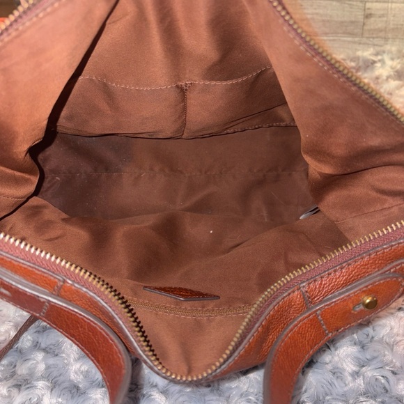 Fossil Sadie Brandy Leather Crossbody Bag - Picture 14 of 16